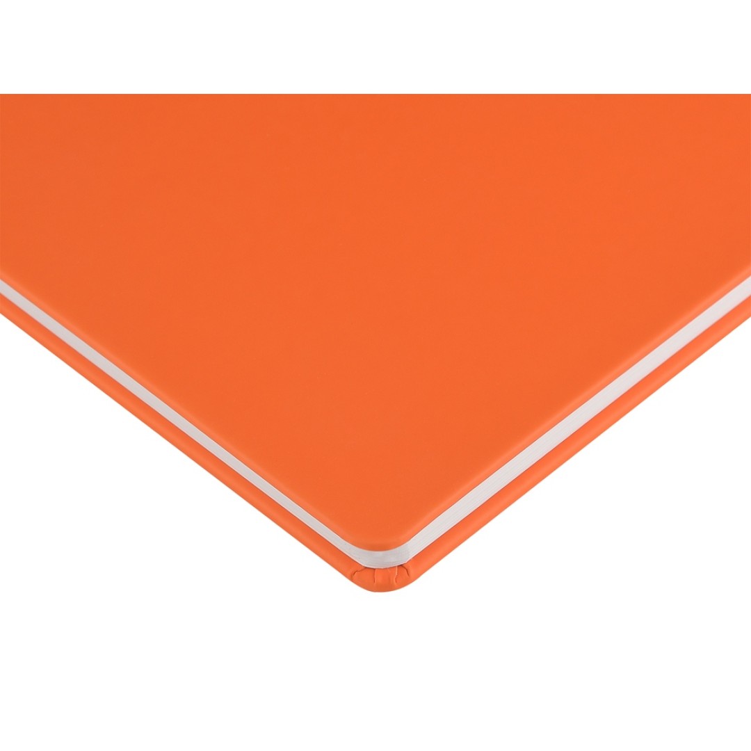 Еженедельник с каменной бумагой А5+ "Carrara", оранжевый