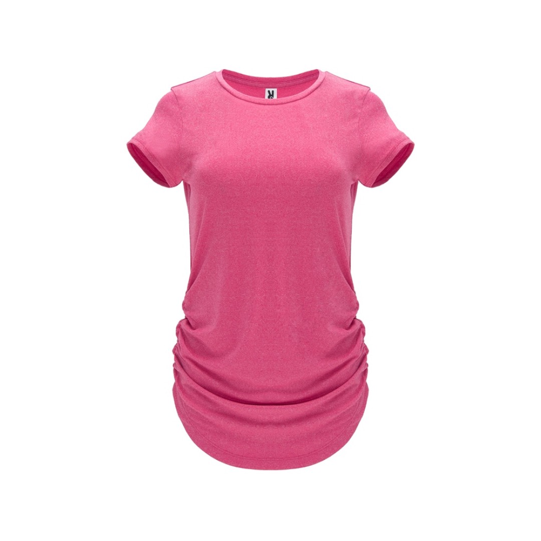 Футболка "Aintree" женская, меланжевый фуксия