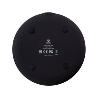 Беспроводное зарядное устройство с подсветкой логотипа "Moon spot", 10 Вт, soft-touch