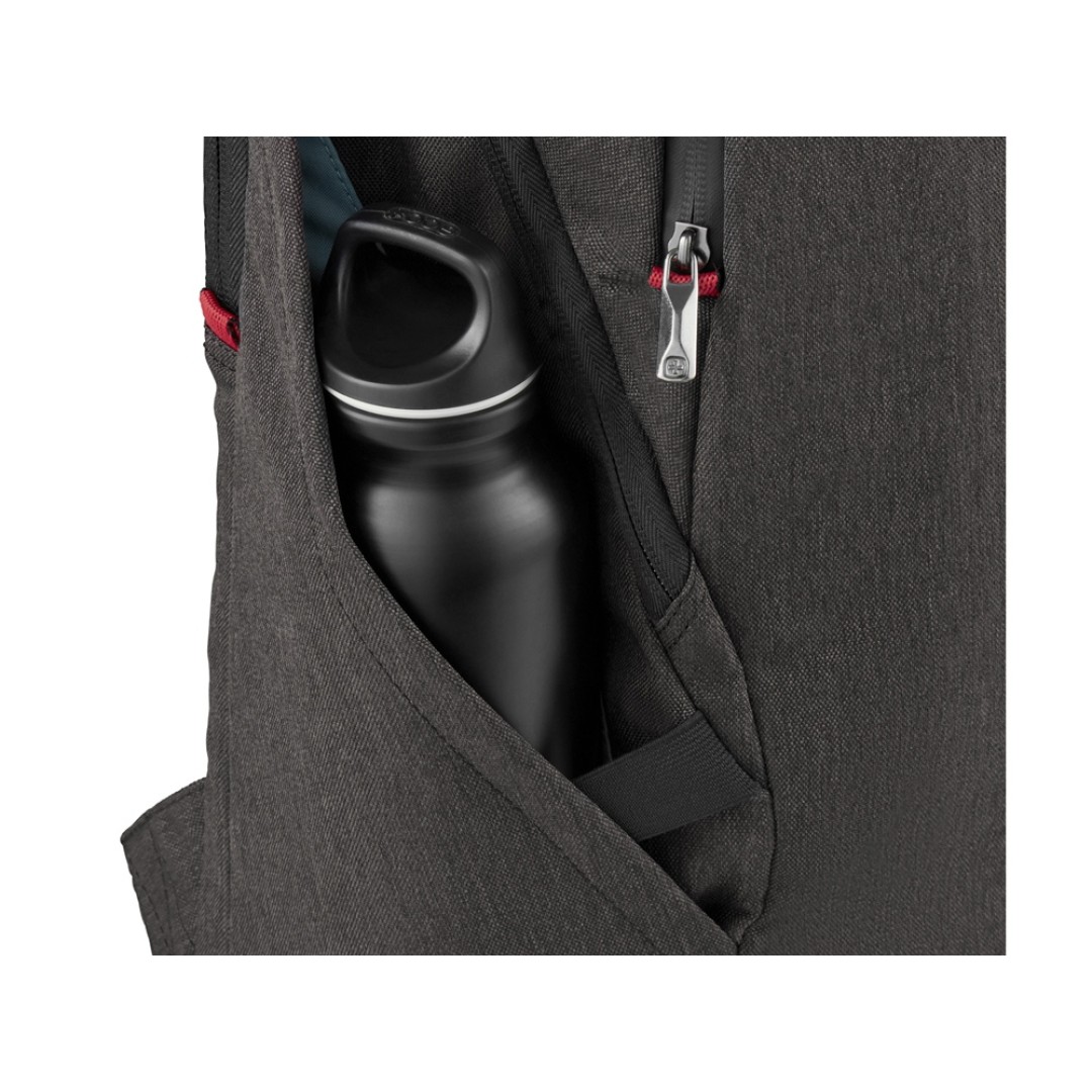 Рюкзак WENGER MX Light 16”, серый, 100% полиэстер, 31х20х44 см, 21 л