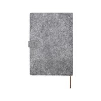 Viviana блокнот формата А5 из переработанного фетра и пробкового дуба - Натуральный