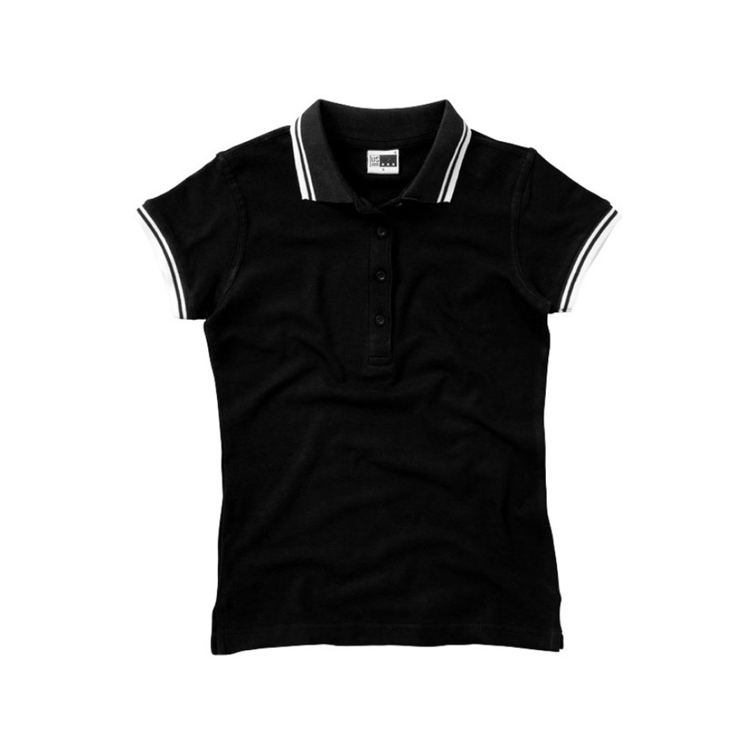 Рубашка поло "Erie" женская, черный