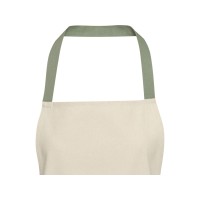 Nia фартук из переработанного хлопка плотностью 200 г/м2 - Зеленый яркий