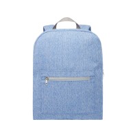 Рюкзак из переработанного хлопка и полиэстера плотностью 210 г/м2 Pheebs, синий