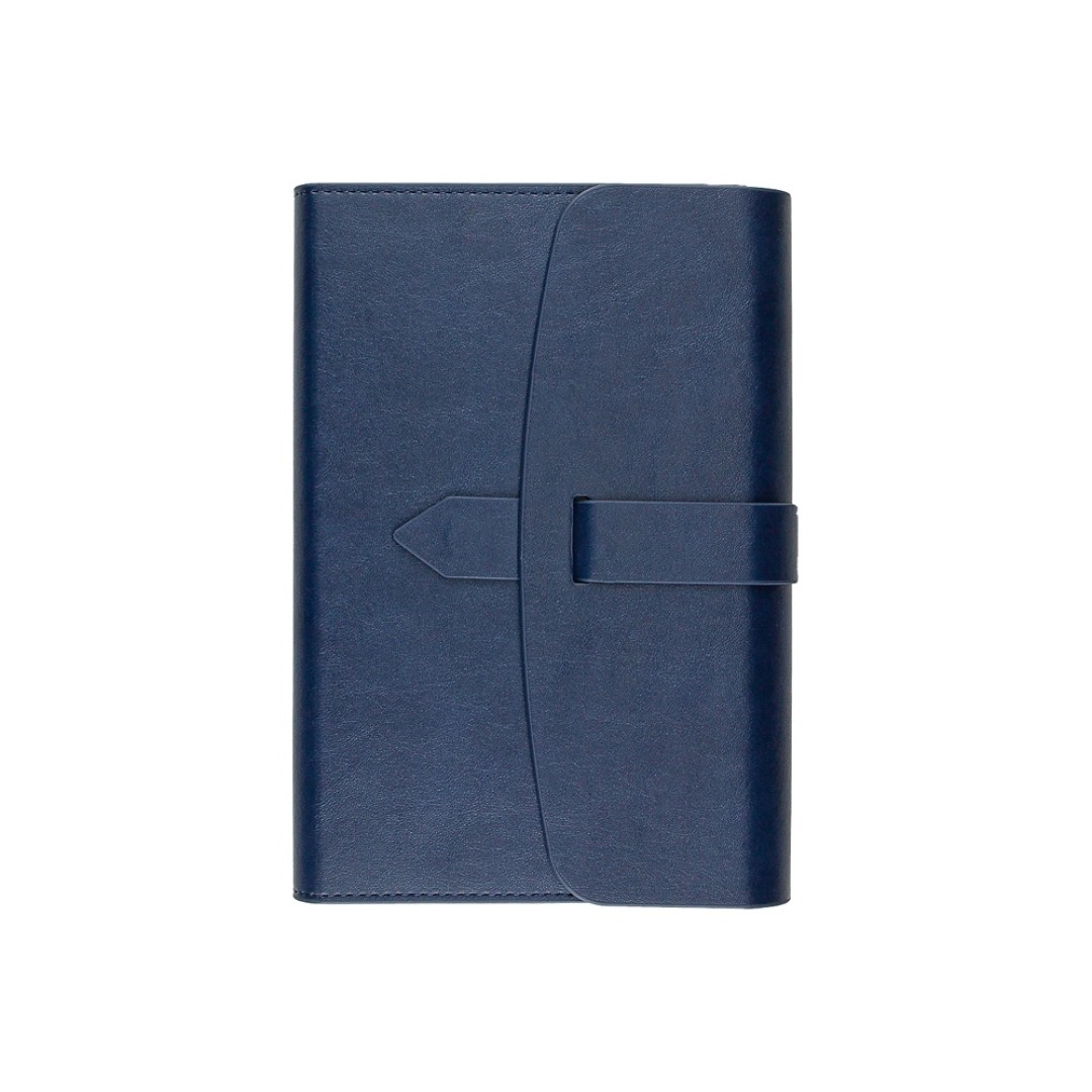 Ежедневник недатированный А5 "Senate" с магнитным клапаном, синий
