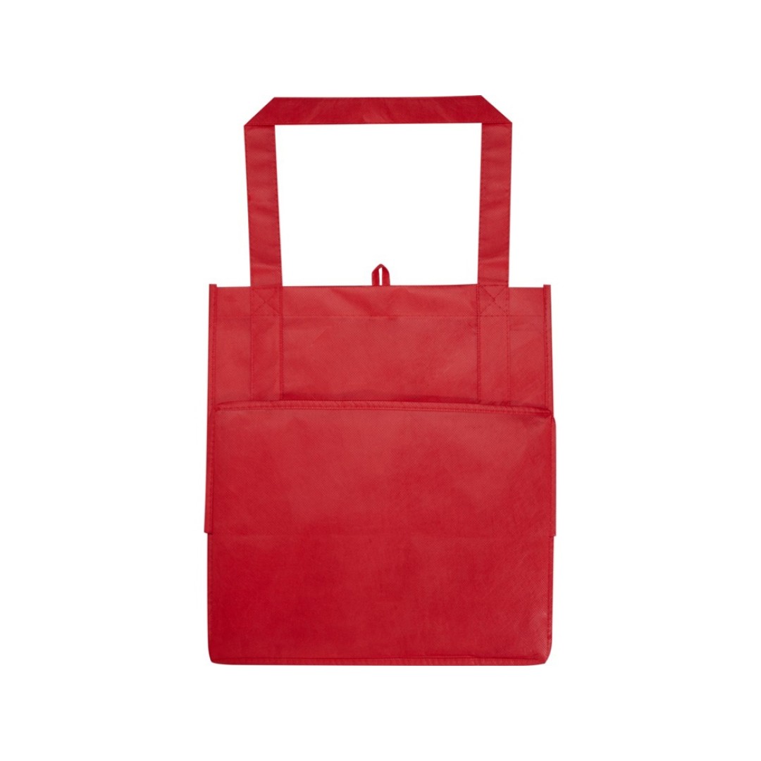 Liberty эко-сумка с прочным днищем объемом 6 л из нетканого материала, переработанного по стандарту GRS, красный