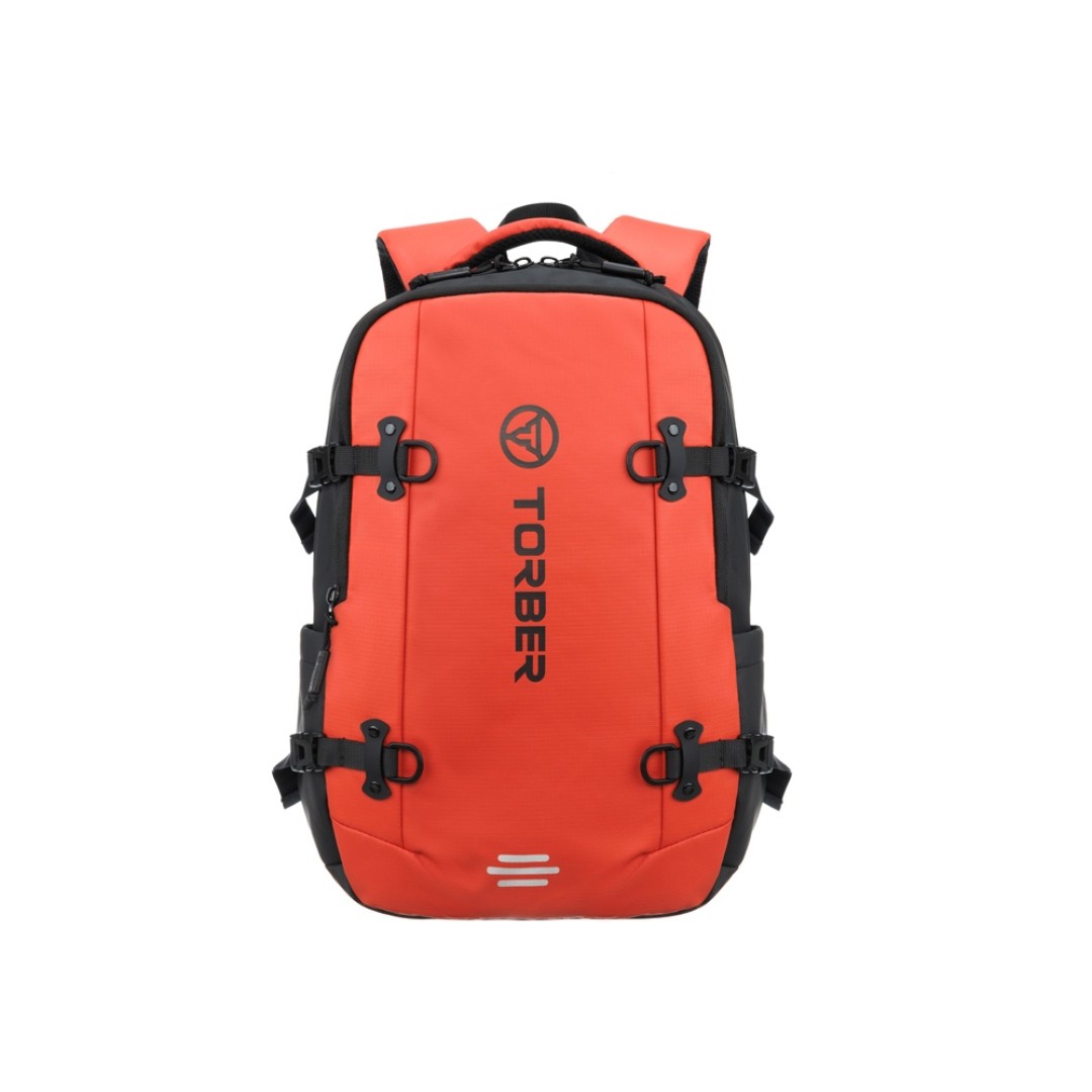 Рюкзак спортивный TORBER Xtreme 18", оранжевый/чёрный, 31 х 12 х 46 см, 17л