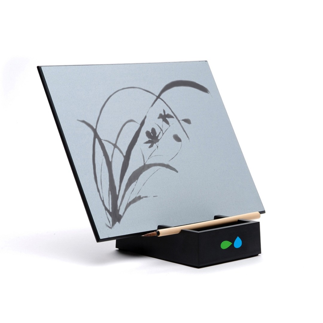 Планшет для рисования водой Акваборд, черный/серый