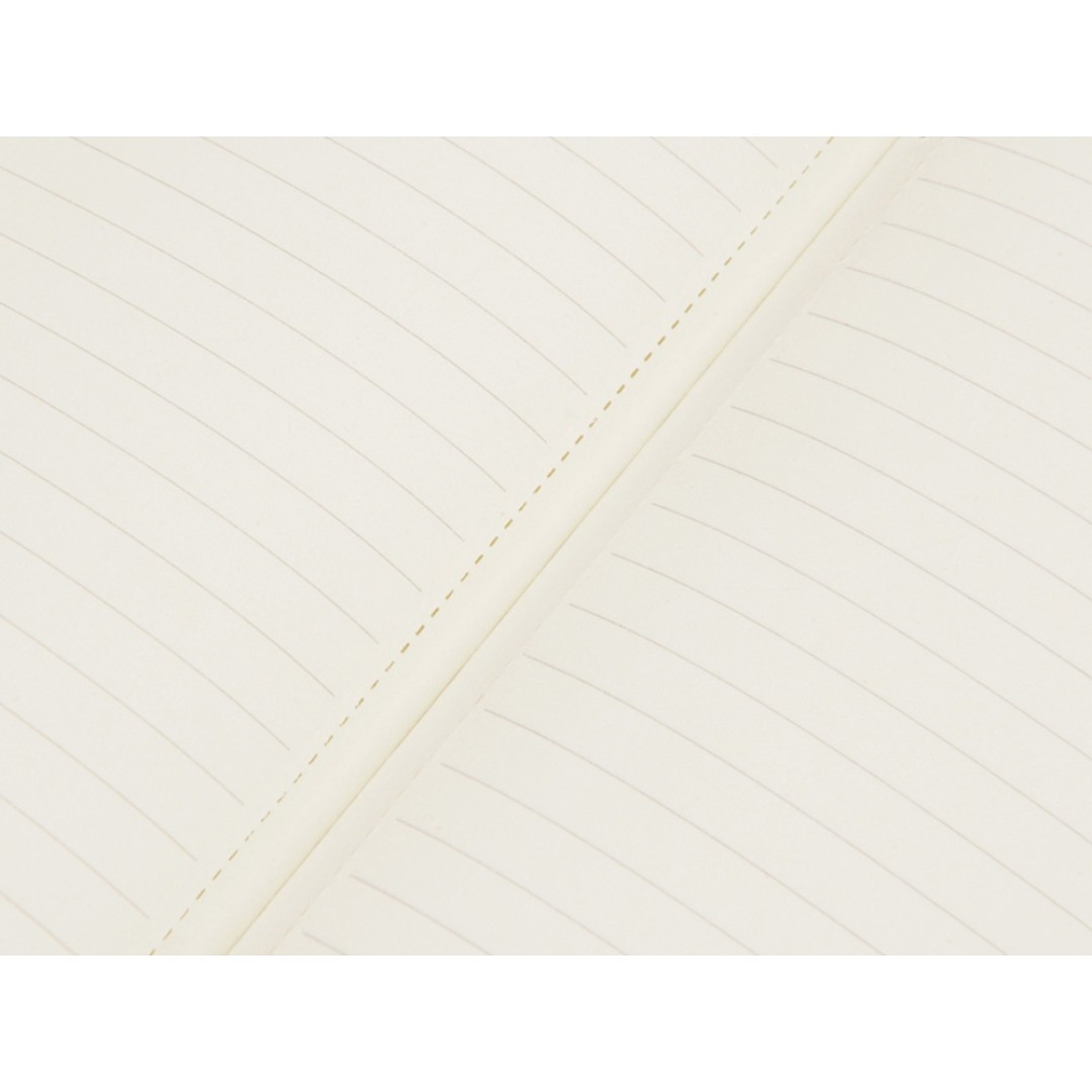 Блокнот «Notepeno» 130x205 мм с тонированными линованными страницами, красный