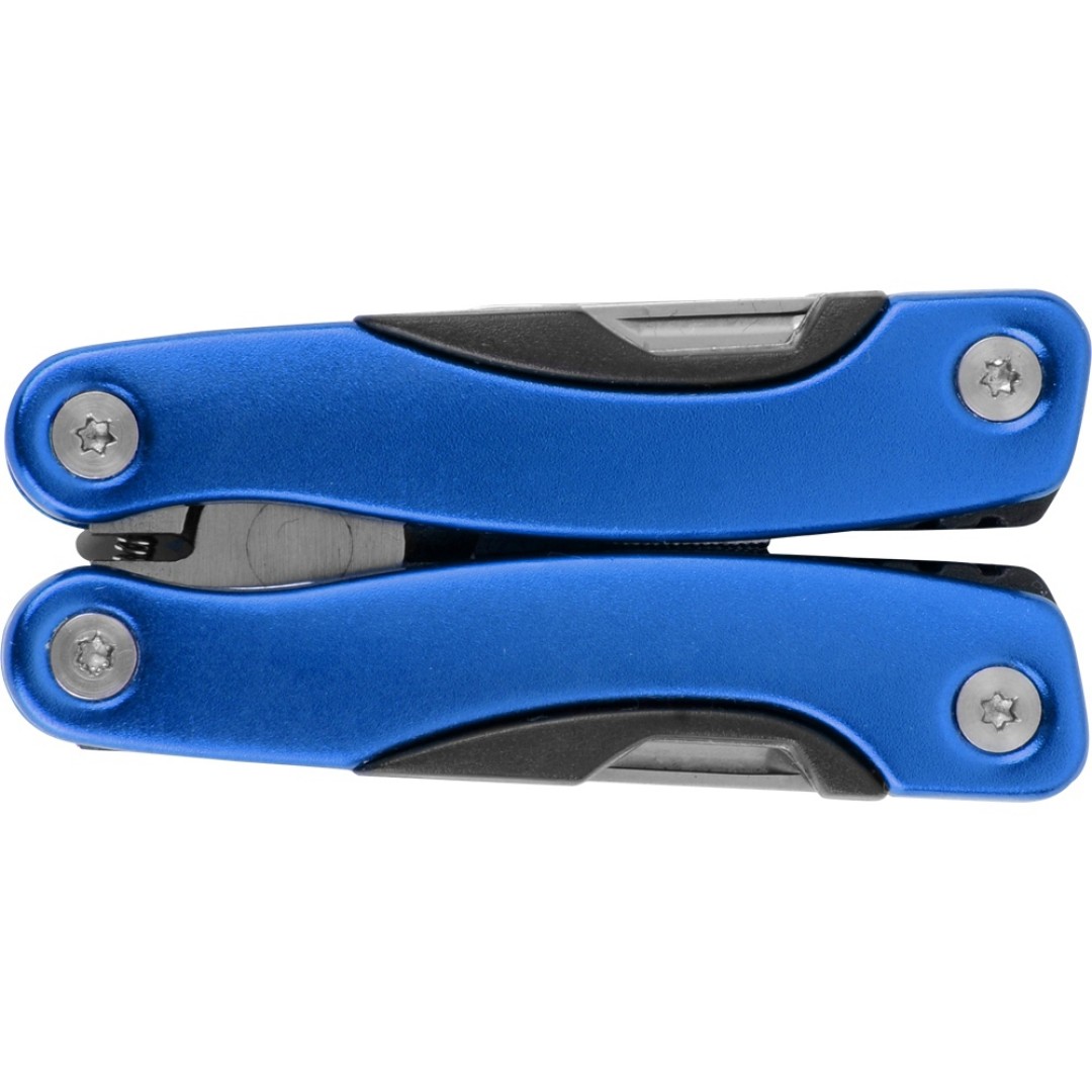 Подарочный набор "Путешественник" с флягой и мультитулом, синий