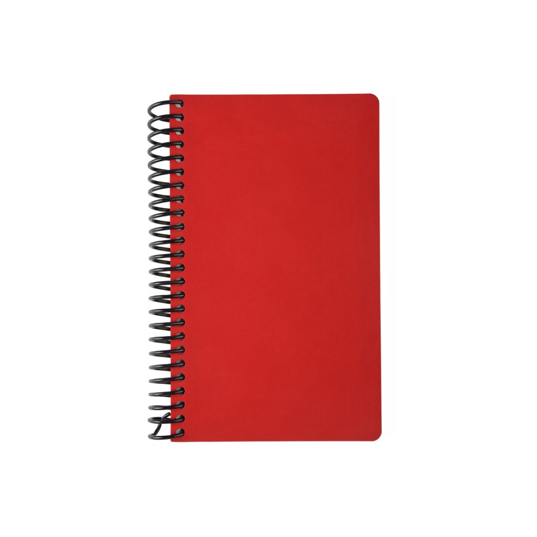 Ежедневник недатированный на спирали А5 "Agenda", красный (Р)