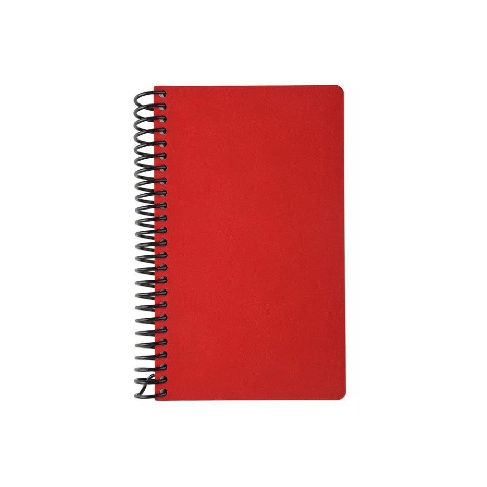Ежедневник недатированный на спирали А5 "Agenda", красный (Р)