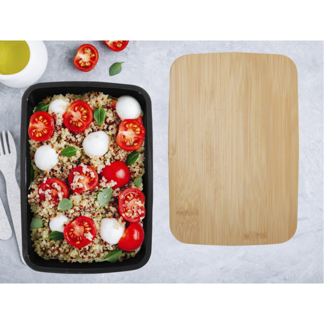 Mangi Ланч-бокс 750 мл - сплошной черный