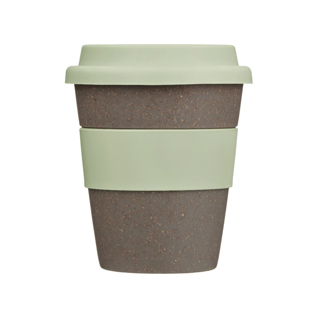 Стакан с силиконовой крышкой "Cafe", olive