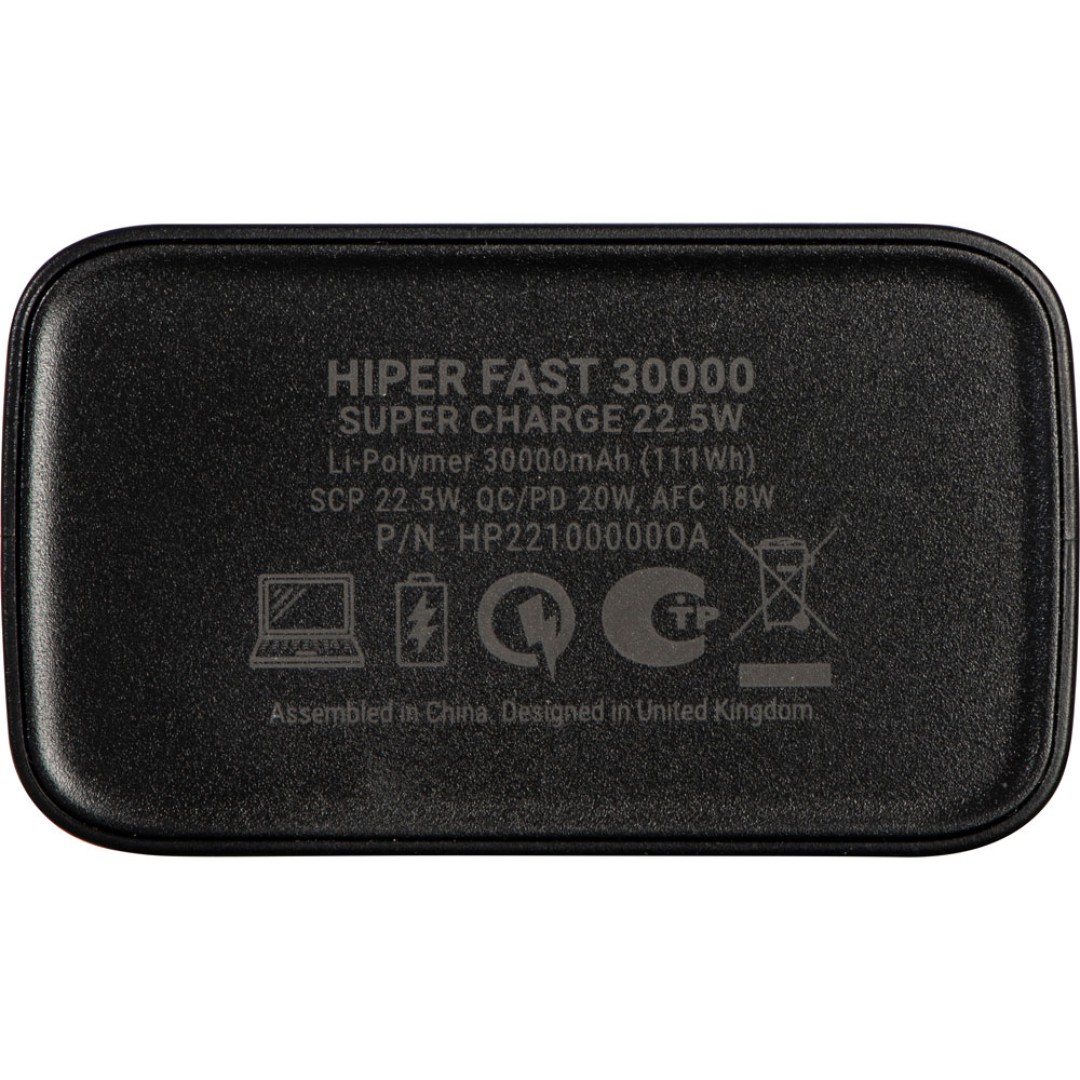 Портативный внешний аккумулятор FAST 30000 Black (P)