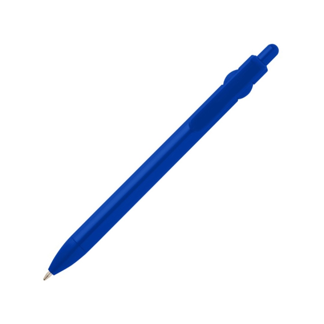 Fidget шариковая ручка из переработанной пластмассы - Ярко-синий