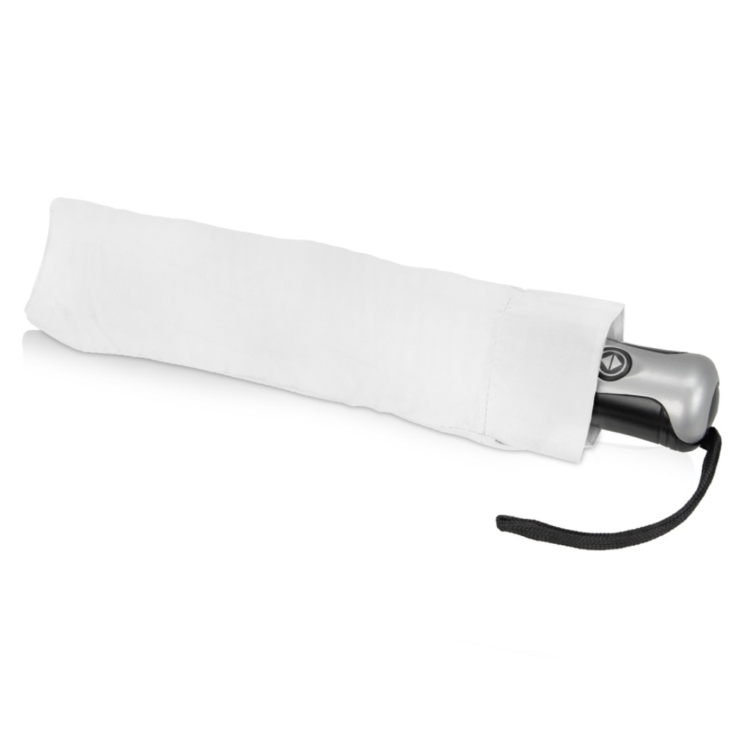 Зонт Alex трехсекционный автоматический 21,5", белый (Р)