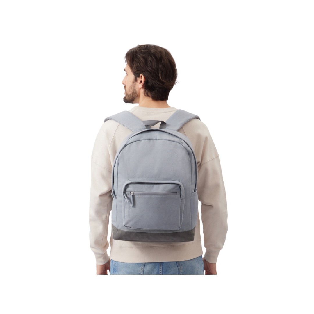 Рюкзак Shammy с эко-замшей для ноутбука 15", серый