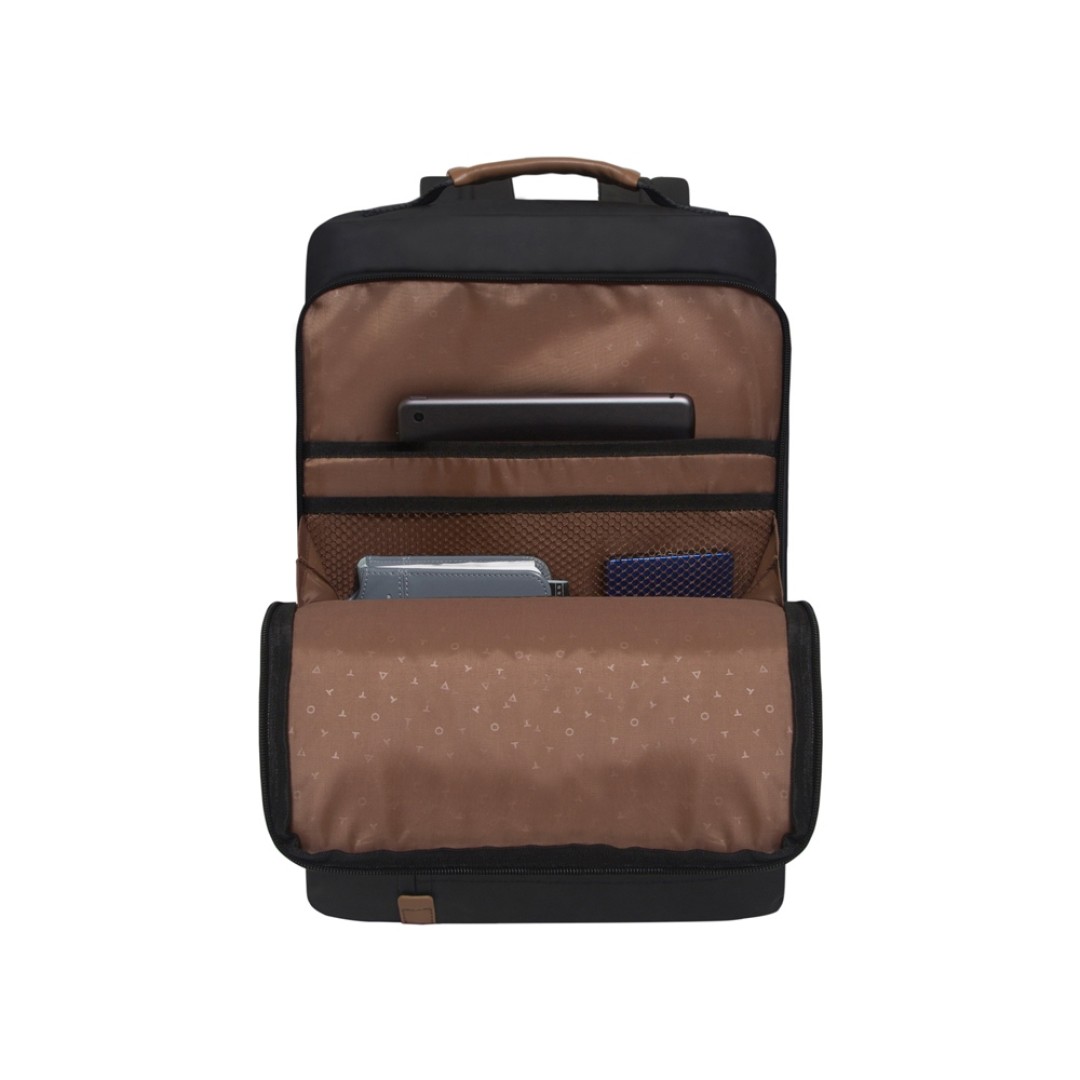 Рюкзак TORBER VECTOR с отделением для ноутбука 15,6", черный, нейлон, 42 х 30 x 13 см