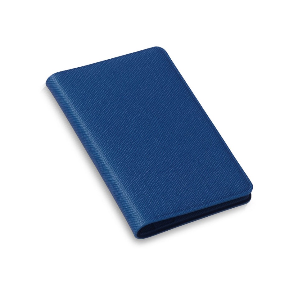 Футляр-книжка на 4-е карты с RFID "Favor", синий