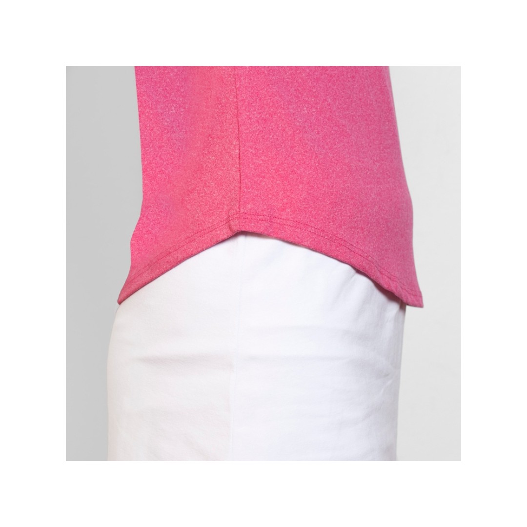 Футболка "Avus" женская, меланжевый фуксия