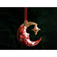 Елочные игрушки (Полумесяц) Гранат