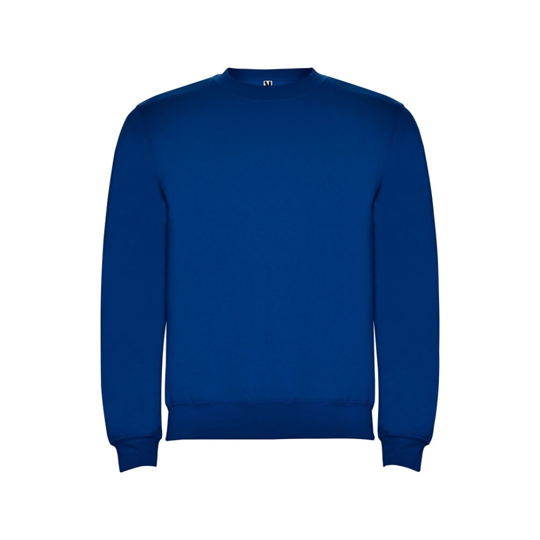 Свитшот с начесом "Clasica" унисекс, королевский синий
