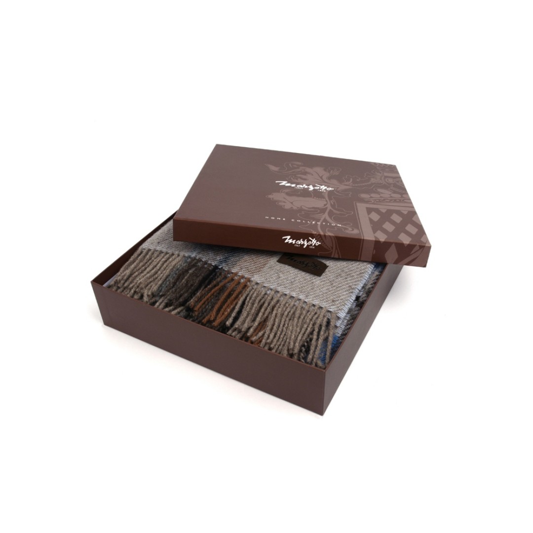 Плед MARZOTTO NORVEGIA 4090, серый