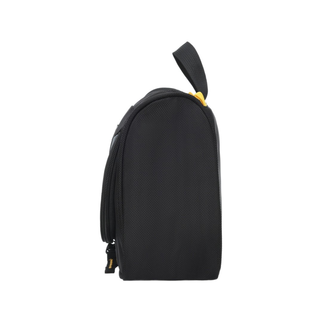 Несессер TORBER, дорожный, чёрный/серый, полиэстер, 27х11х22 см