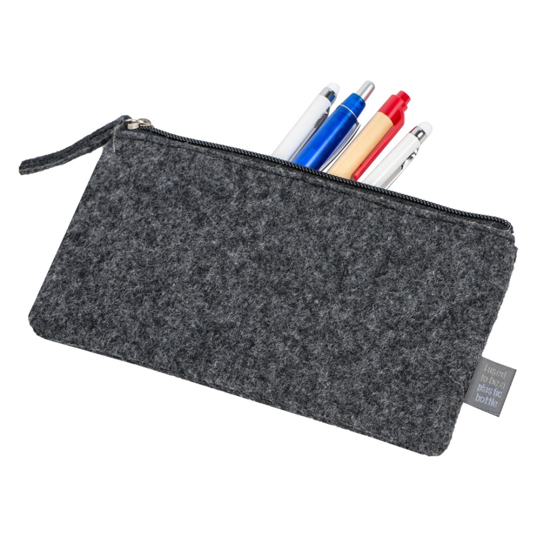 Пенал из RPET-фетра "Felt", серый