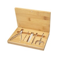 Набор из 5 предметов из бамбука для маникюра Ladia , natural