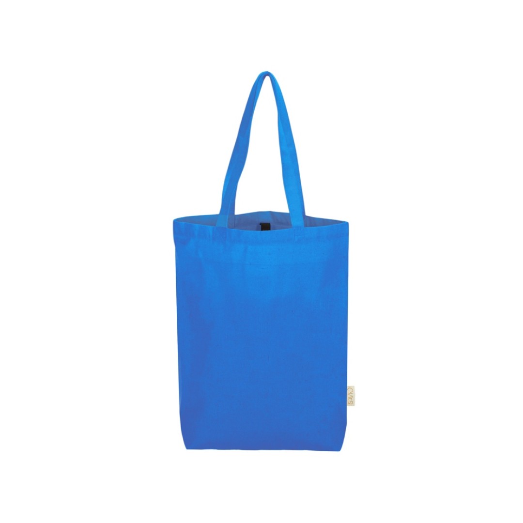 Сумка Fixy из переработанного хлопка с фиксирующей эластичной лентой, синий