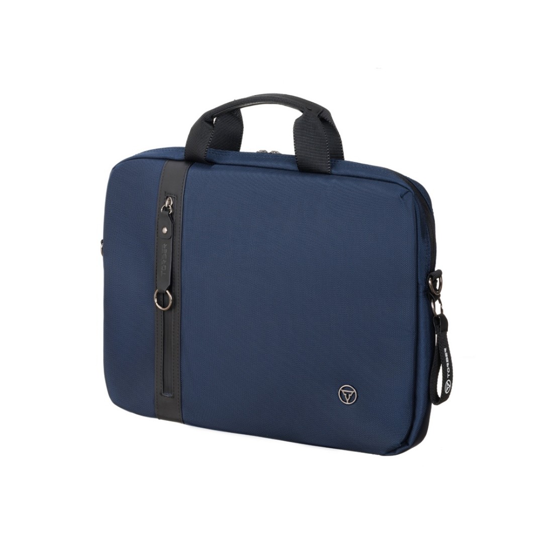 Сумка для ноутбука TORBER VECTOR 15.6'', синий, нейлон/полиэстер, 40 x 5 x 30 см, 5л