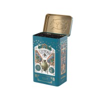 БОЛЬШАЯ БАНКА С РЕЛЬЕФОМ. Зелёный чай с мятой и цельными ягодами малины.500г.