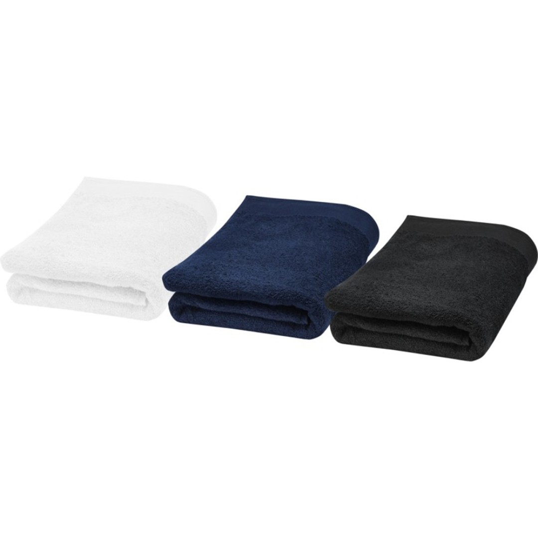 Полотенце для ванны Ellie из хлопка плотностью 550 г/м2 и размером 70x140 см, белый