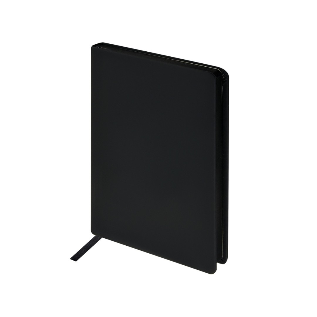 Ежедневник А5 "Megapolis Color" soft-touch, черный