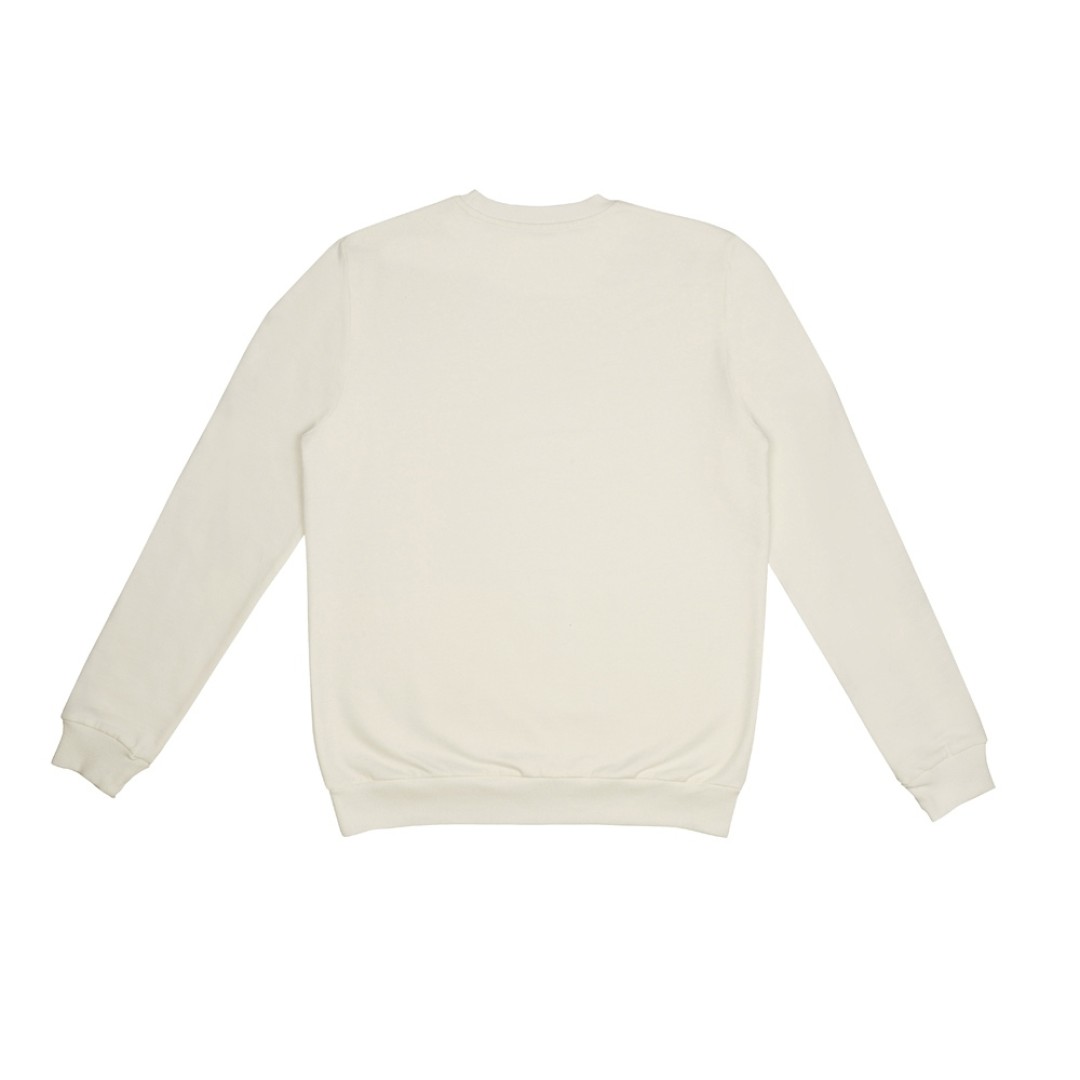 Свитшот "Motion" унисекс с начесом, белый