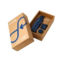 Подарочный набор Ocean Bottle 3-в-1 объемом 500 мл - Синий