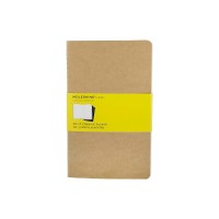 Записная книжка Moleskine Cahier (в клетку, 3 шт.), Large (13х21см), бежевый