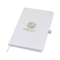 Блокнот Fabianna с мятой бумагой в твердой обложке, белый