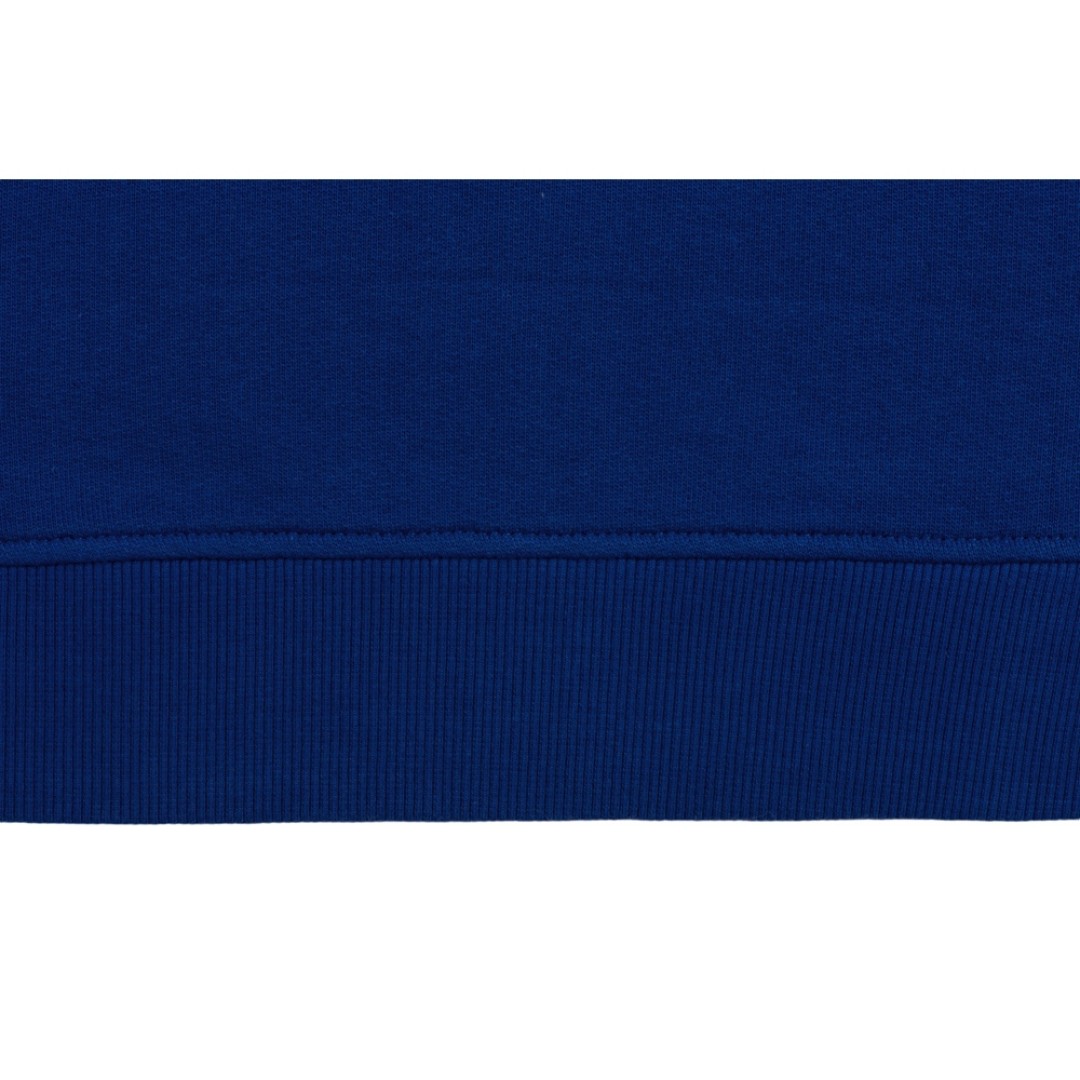 Толстовка оверсайз с капюшоном на молнии «Monaco», синий классический