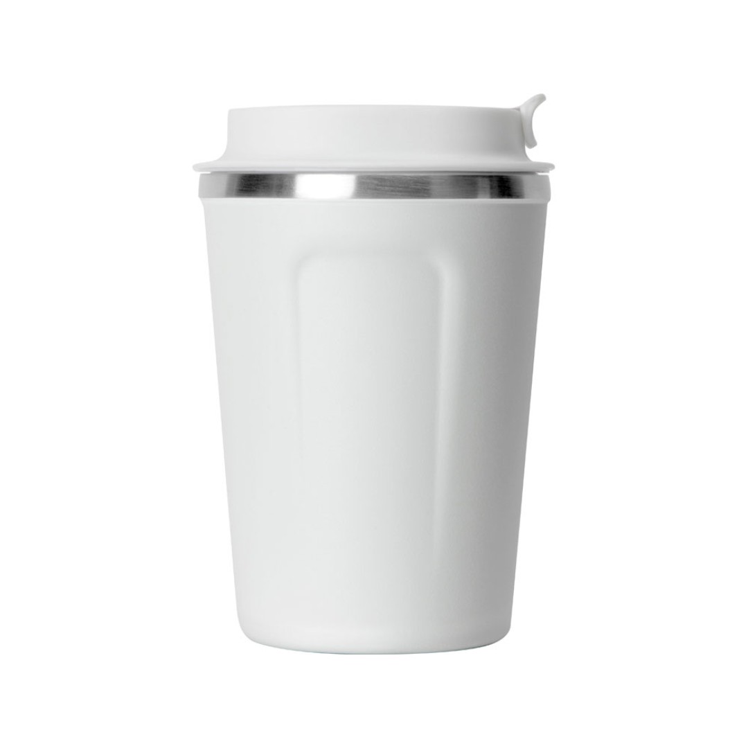 Термокружка CAFe COMPACT, 380 мл, белый