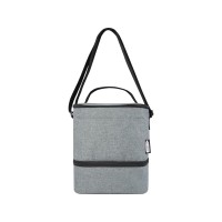 Tundra, сумка-холодильник из переработанного PET-пластика, для обеда, на 9 банок, серый яркий