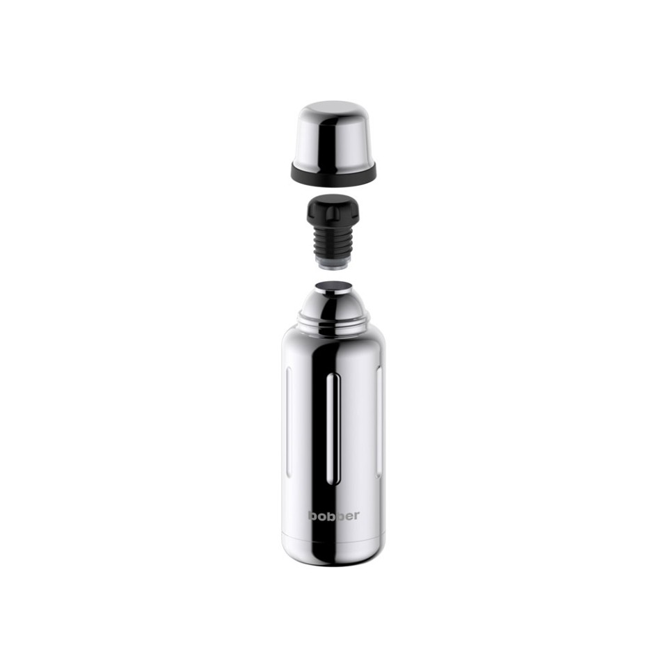 Термос для напитков, вакуумный, бытовой, тм "bobber". Объем 1 литр. Артикул Flask-1000 Glossy