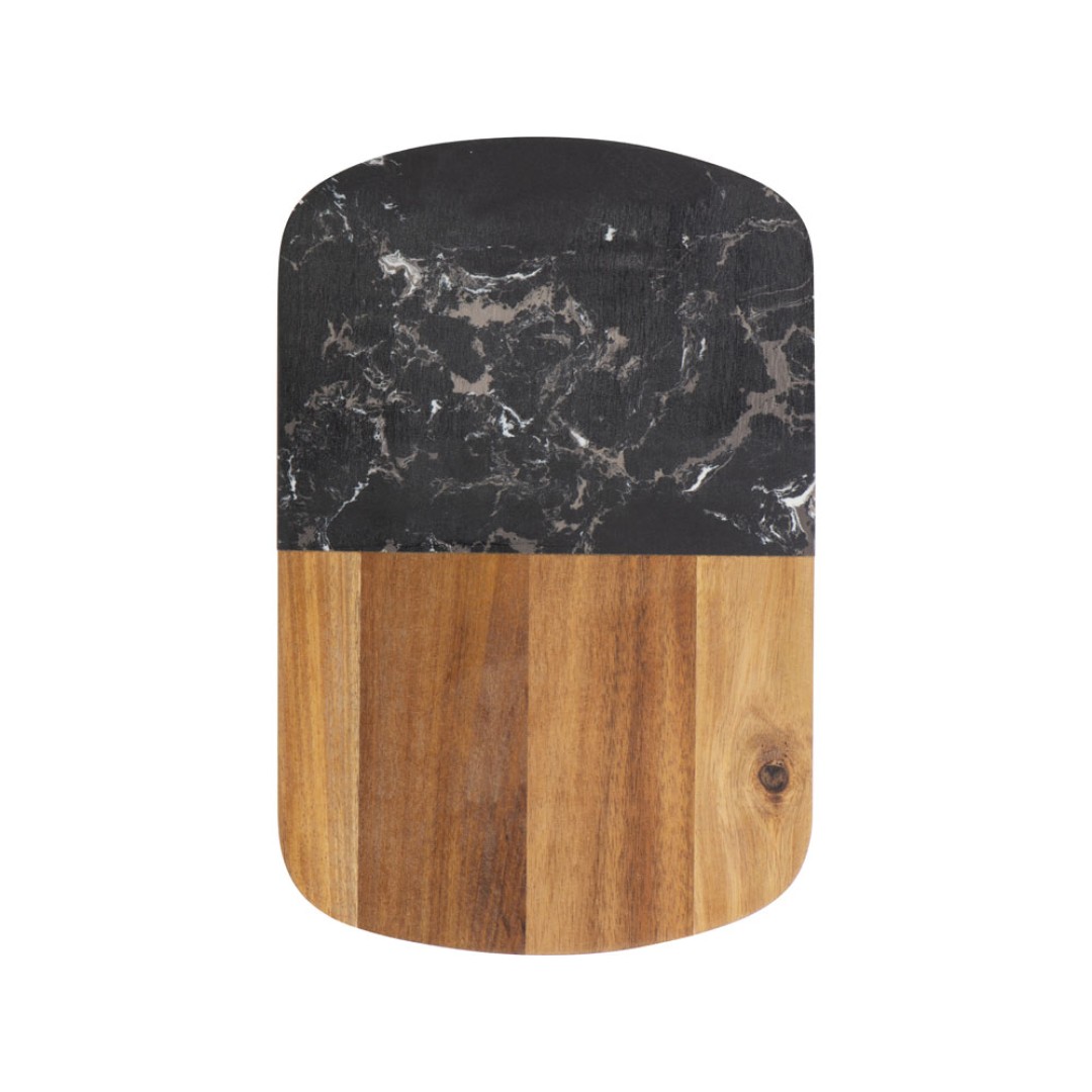 Набор для сыра в подарочной коробке из акации и мрамора "Date"