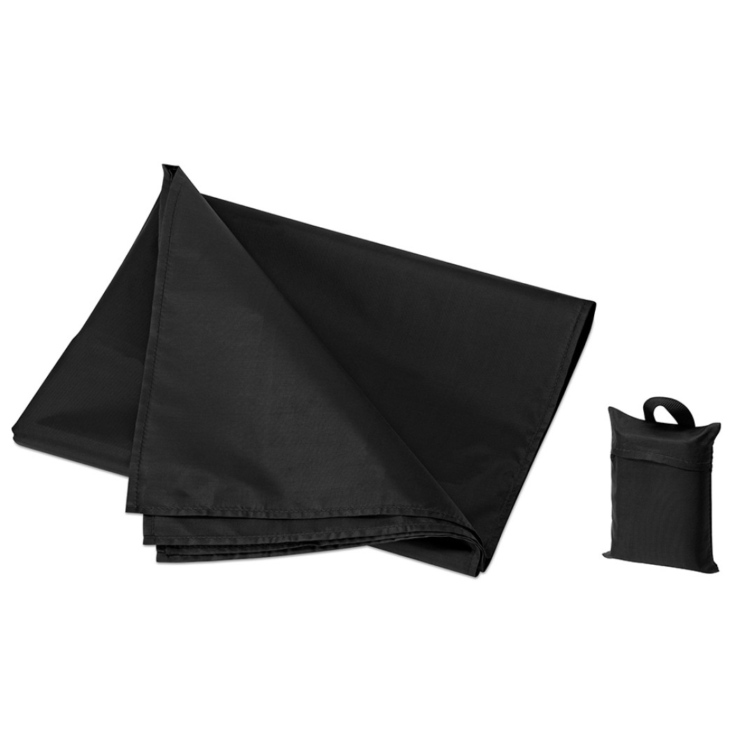 Плед для пикника Spread в сумочке, черный