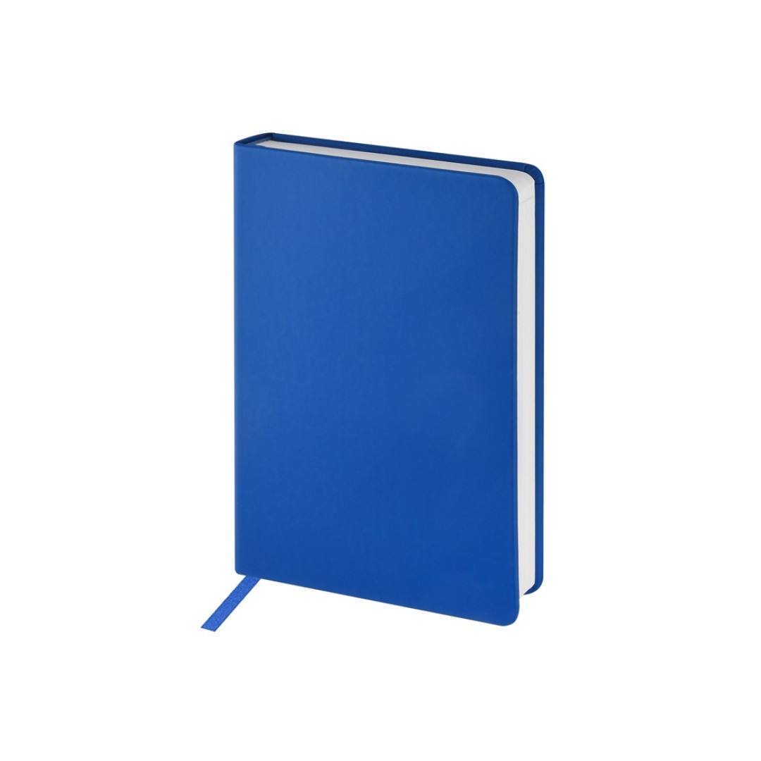 Ежедневник с каменной бумагой недатированный А5 "Carrara", синий