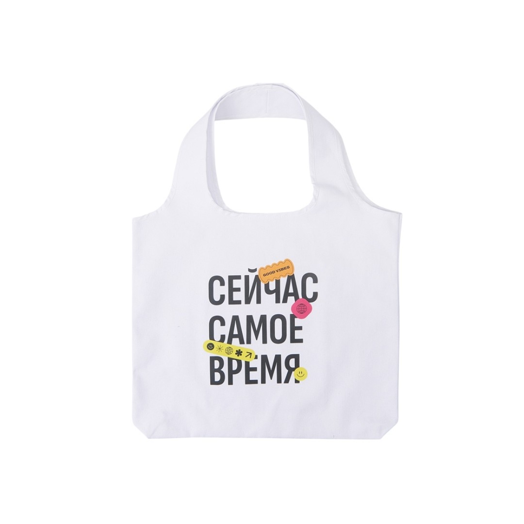 Сумка-шоппер Vest из хлопка 340 г/м2, белый (термотрансфер)