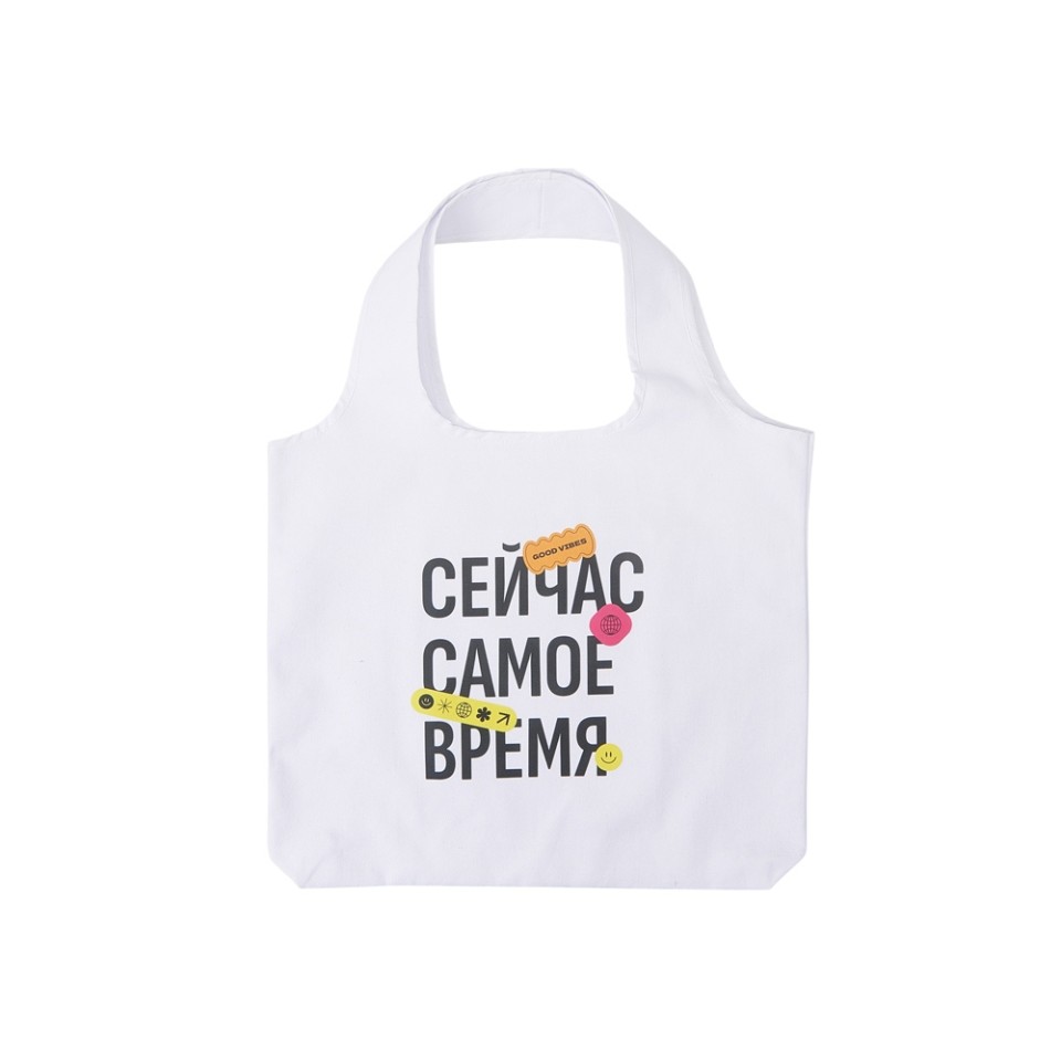 Сумка-шоппер Vest из хлопка 340 г/м2, белый (термотрансфер)