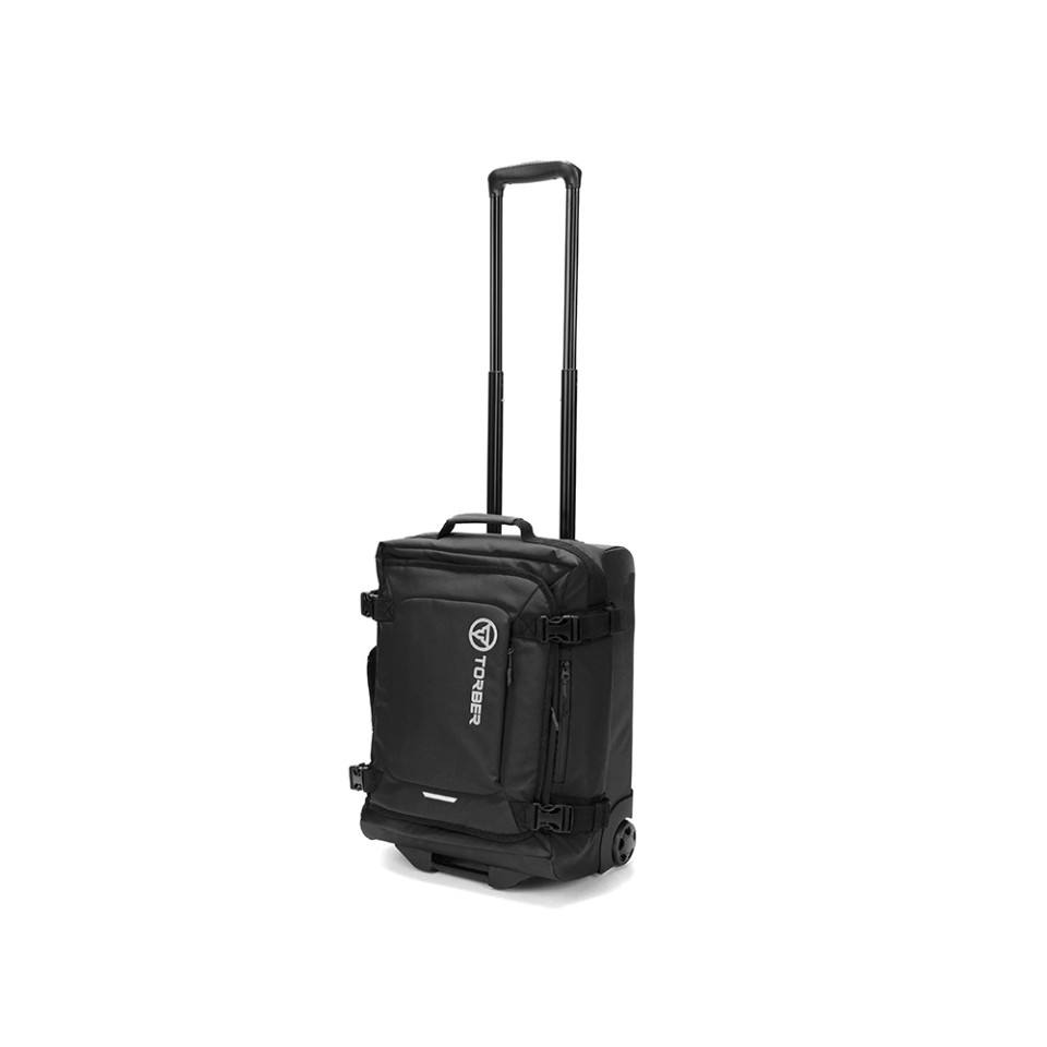 Сумка на колесах TORBER Mobi, черный, полиэстер 900D с PU покрытием, 47 х 34 х 21,5 см, 32 л